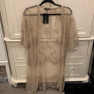 Beach cover up cardigan